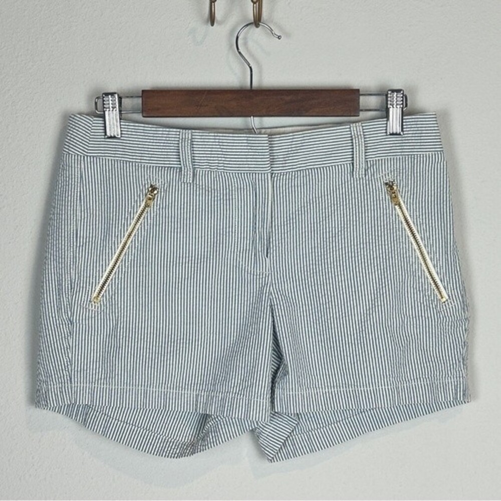 J. Crew Factory 3 inch Seersucker Shorts 4